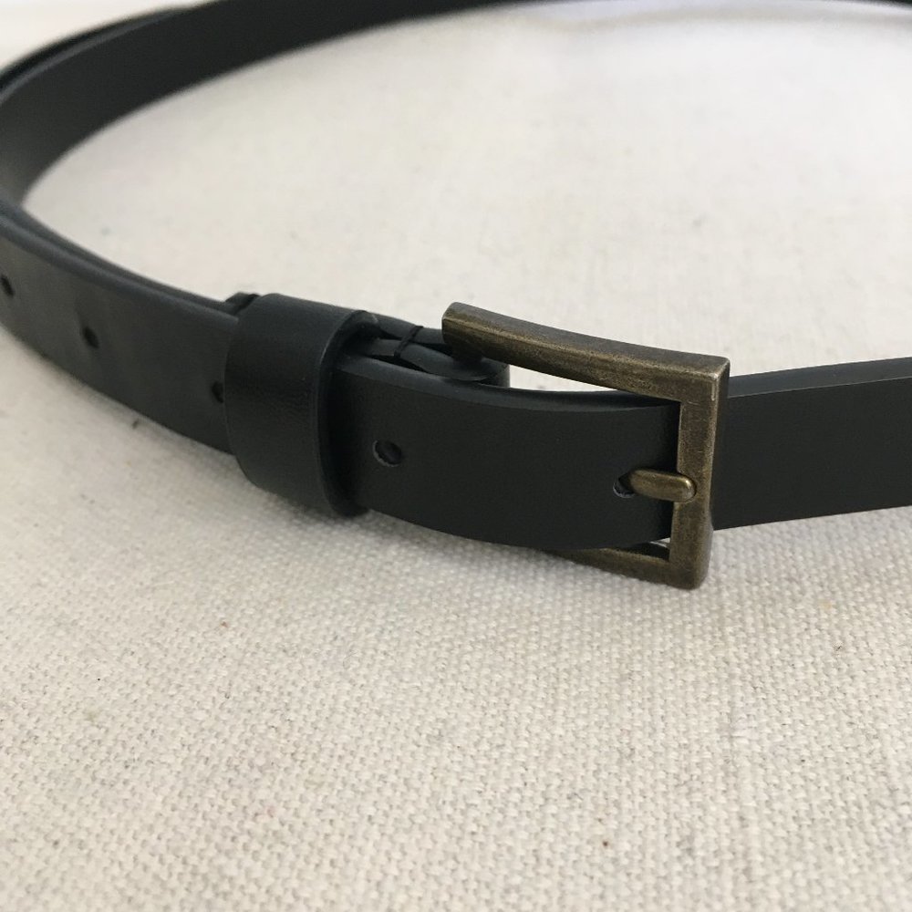 Vintage Look Black Belt